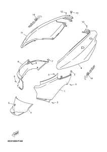 YN50 Боковые обтекатели