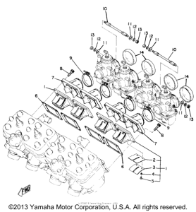 TZ750D Впускная система