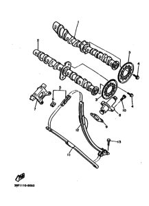 FZR400 FZR400U Camshaf & chain