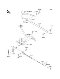 EJ800 Педаль тормоза