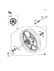 ZR1000 Переднее колесо