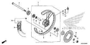  Переднее колесо