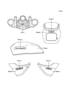 ZR400 Наклейки