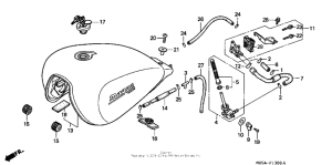 VF750C Топливный бак