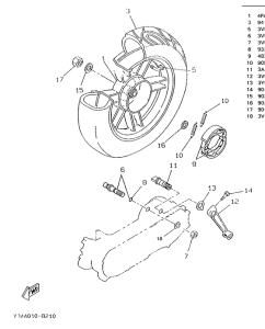 CW50 Переднее колесо