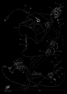 YP125E YP125R Tank fuel