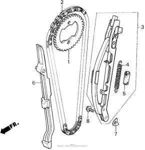XR250R Цепь ГРМ