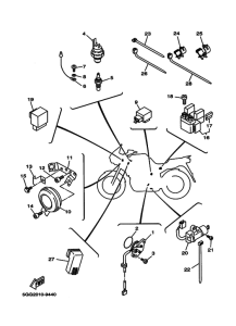 TDM850 Электрические детали