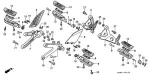 NSR125R Ступень передачи