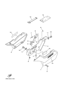 TW125 Боковые обтекатели