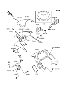 EX250 カウリング