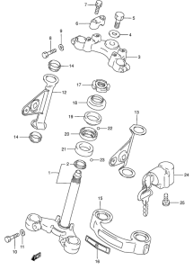 GN125 Траверса нижняя