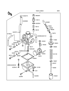 KMX80 Карбюратор