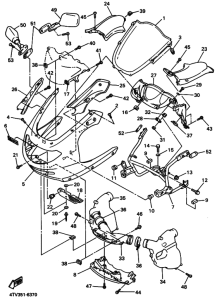 YZF600R YZF600RP Cowling comp