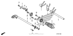 VT1300CT Вилка переключения передач