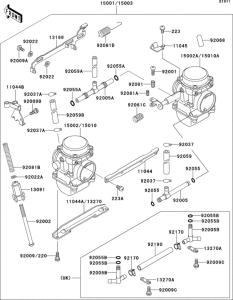 EX500 Carburetor(1 / 2)
