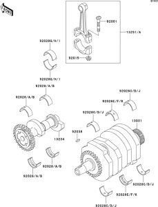 EL250 Коленвал