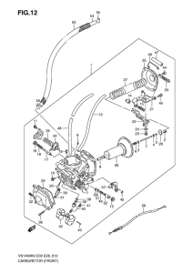 VS1400 Carburetor assy