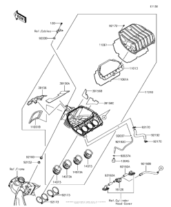 ZX636 Воздушный фильтр