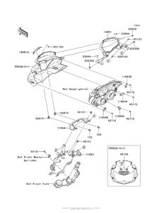 ZR750LAS Обтекатели