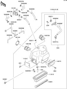 ZG1000 Air cleaner(1 / 2)