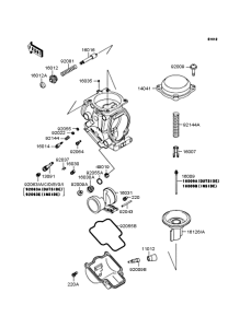 ZX250 キャブレターパーツ