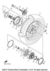 VMX17 Переднее колесо