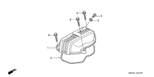 XR125 Крышка головки цилиндров