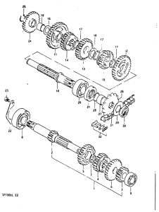 GP100 Трансмиссия