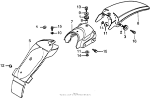 XR100 Задний бампер