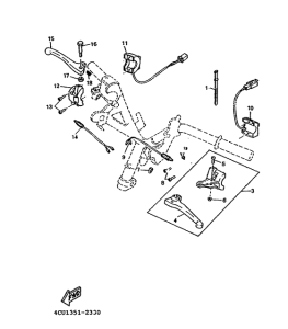 YE80 Handle switch. lever