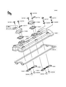 ZR1000 Крышка головки цилиндров