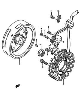 DR350 Зажигание