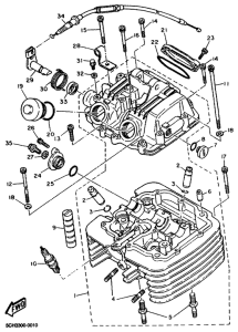 TT600R Головка цилиндров