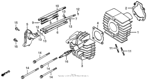 NX50 Цилиндр и головка цилиндра