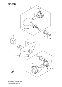 VZR1800 Поворотники