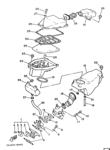 YSR50 Впускная система
