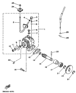 TDR125 Масляный насос