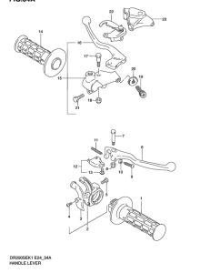 DR200 Рулевой рычаг