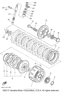 XJ600SGC Сцепление