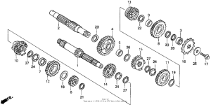CR500R Трансмиссия