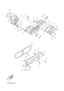 CW50RS Картер двигателя