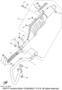  Выхлопная система