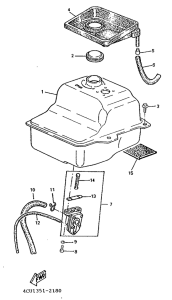 YE80 Топливная магистраль