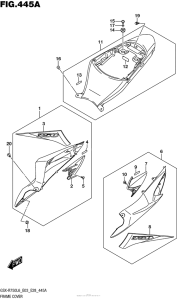 GSX-R750 Frame Cover (Ysf)