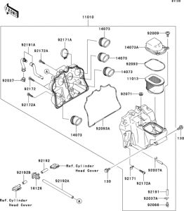 ZR1000 Воздушный фильтр
