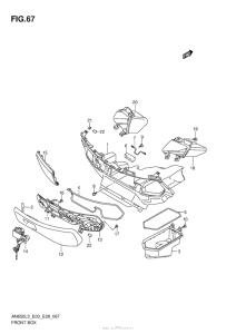 AN650 Передний ящик