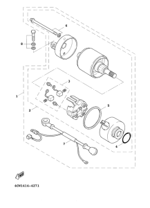 XC125FI Стартер