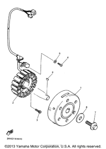 FZR600RJ Генератор