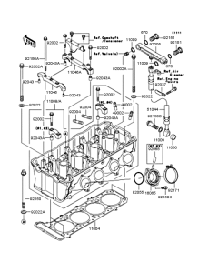 ZX1200 Головка цилиндров
